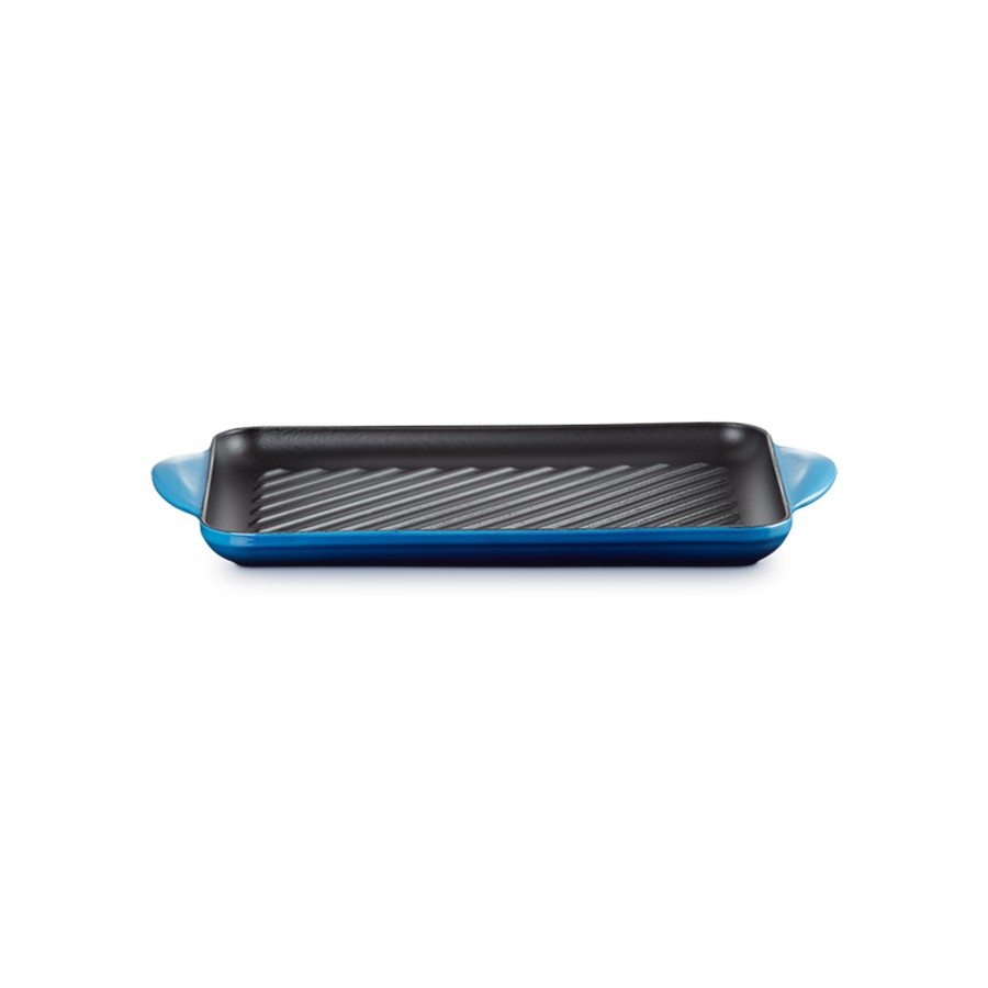 Le Creuset Rect. Grill Azure Blue 32x21c Image