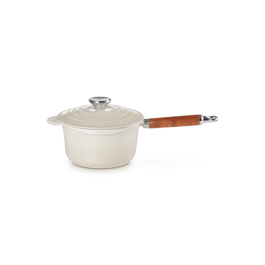 Le Creuset Saucepan Wood Meringue 18 cm Image