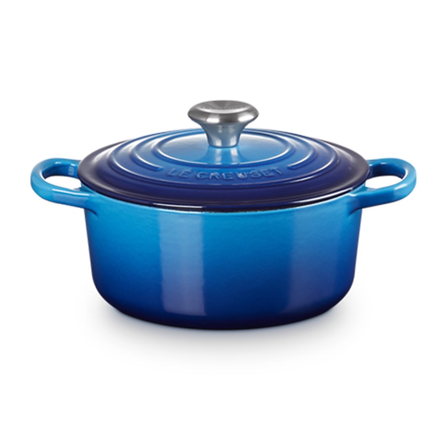 Le Creuset Round Casserole Az/Blue 18 cm Image