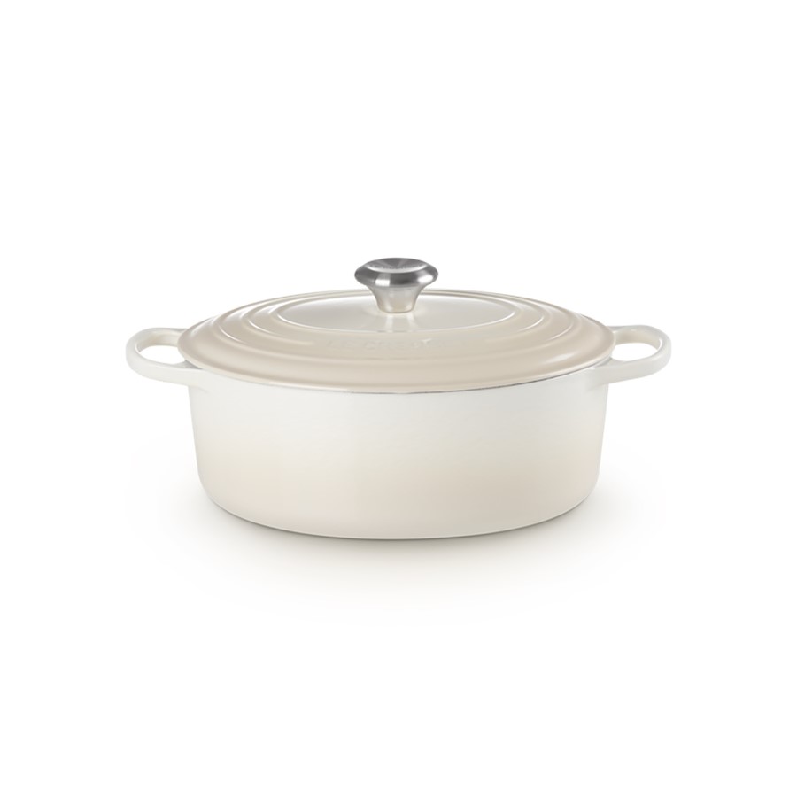 Le Creuset Oval Casserole Meringue 29 cm Image