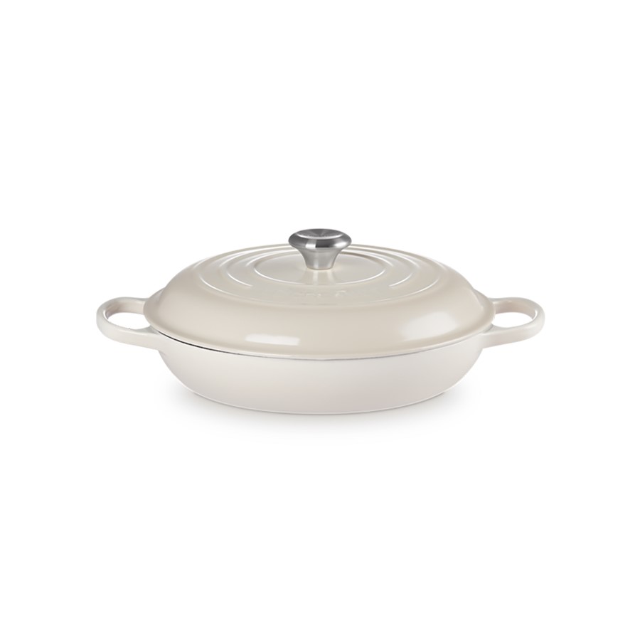 Le Creuset Shallow Caserole Meringue30cm Image