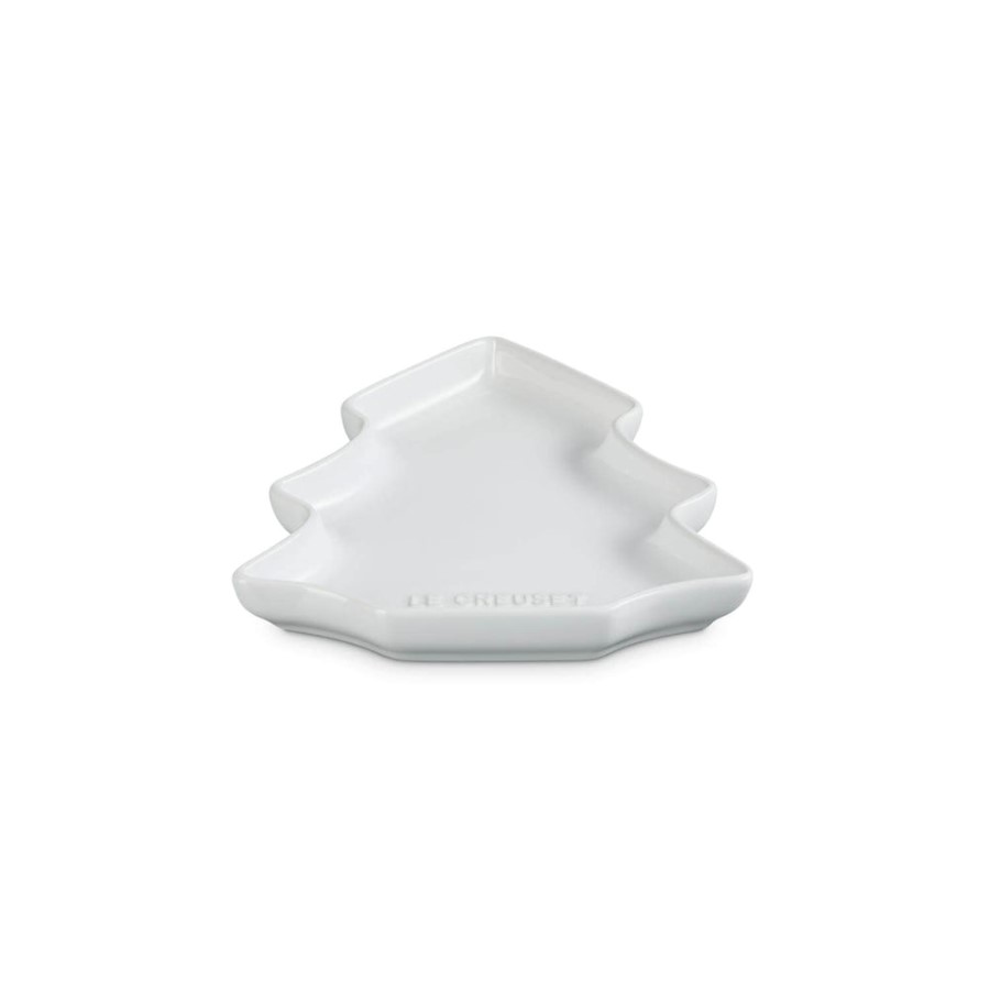 Le Creuset Tree Dessert Plate White 19cm Image