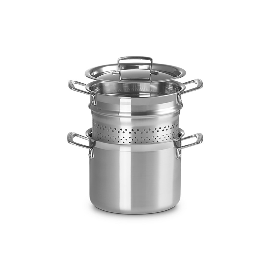 Le Creuset Pasta Pot S/Steel 20 cm Image