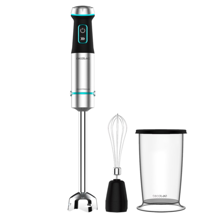 Cecotec Hand Blender Black + S/S 1200 XL Image