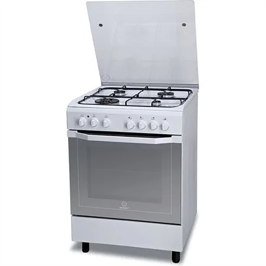 Indesit Cooker Dual White 60 x 60 cm Image