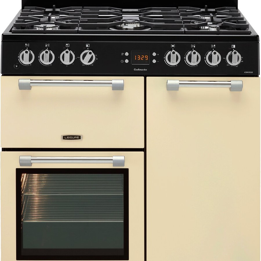 Leisure 90cm Dual Fuel RangeCooker Cream Image