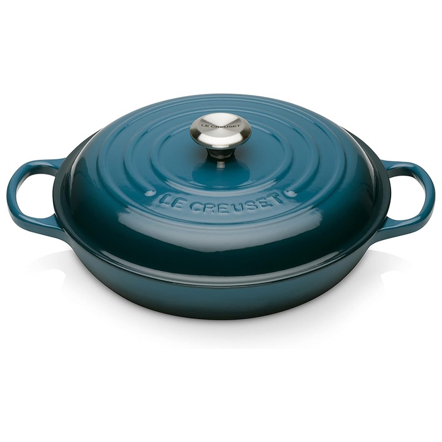 Le Creuset Low Casserole Deep Teal 26 cm Image