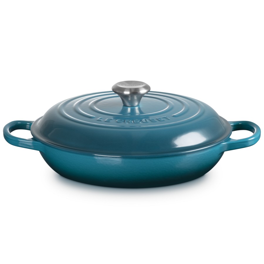 Le Creuset Low Casserole Deep Teal 28 cm Image